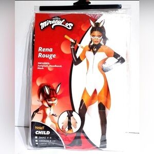 NWT Miraculous Ladybug Rena Rogue Girls Halloween Costume  Kids Size Small S…
